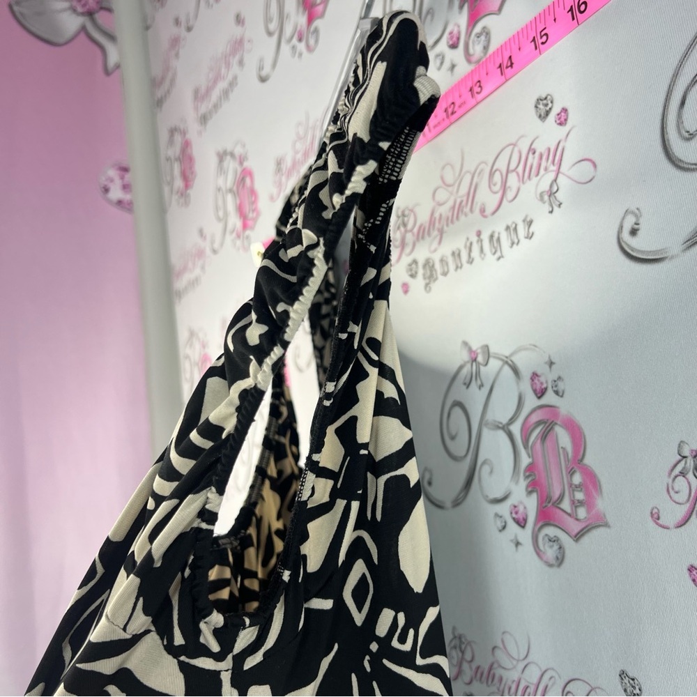 Reitmans dress milkmaid floral Black and Beige Floral Print Sleeveless Dress - Picture 5 of 9